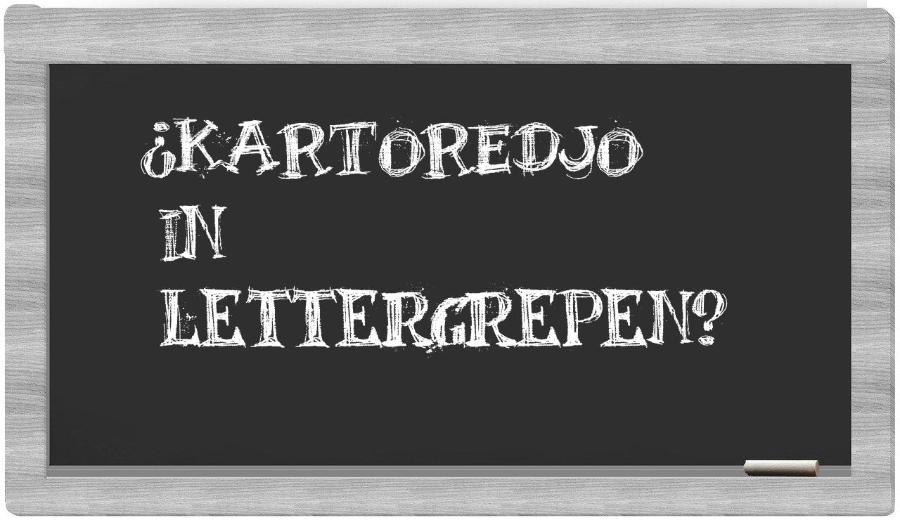 Kartoredjo in syllables