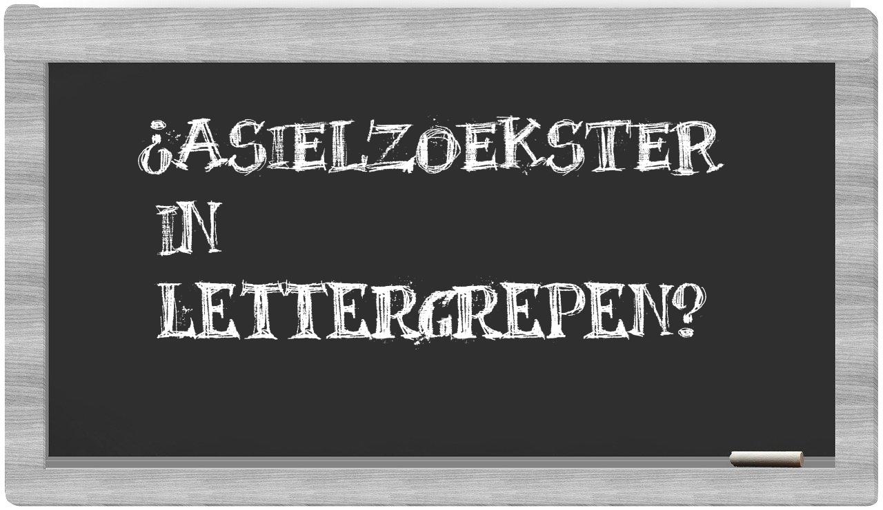 asielzoekster in syllables