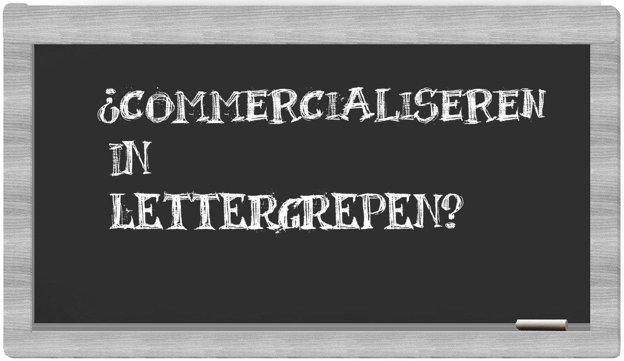 commercialiseren in syllables