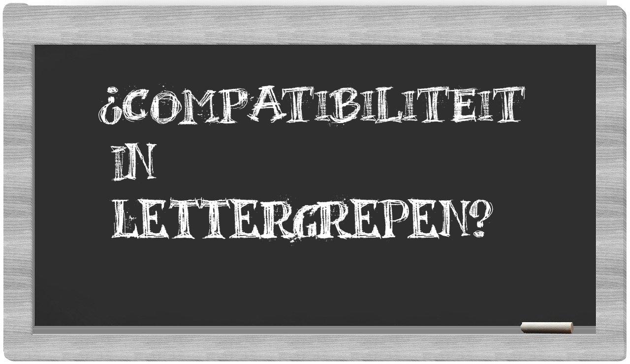 compatibiliteit in syllables