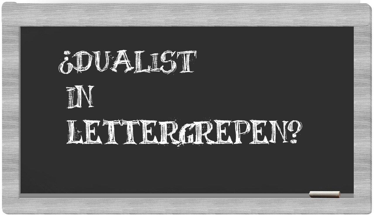 ¿dualist en sílabas?