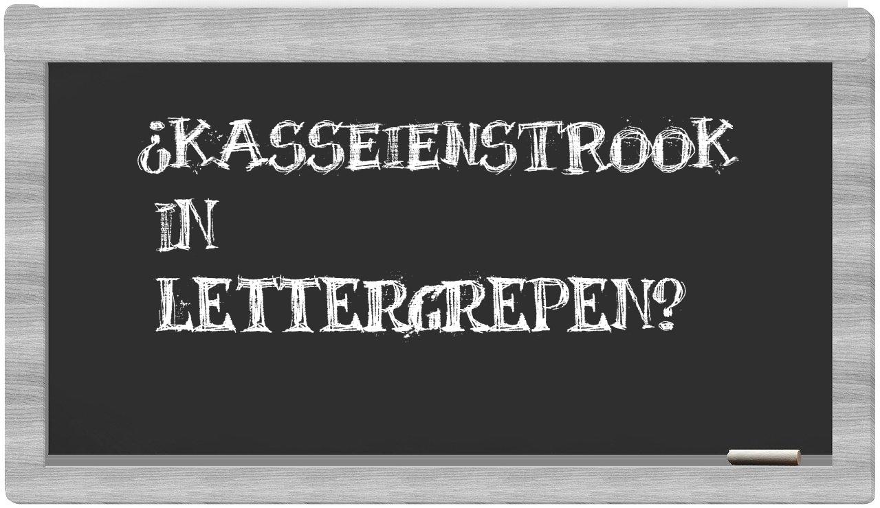 kasseienstrook in syllables