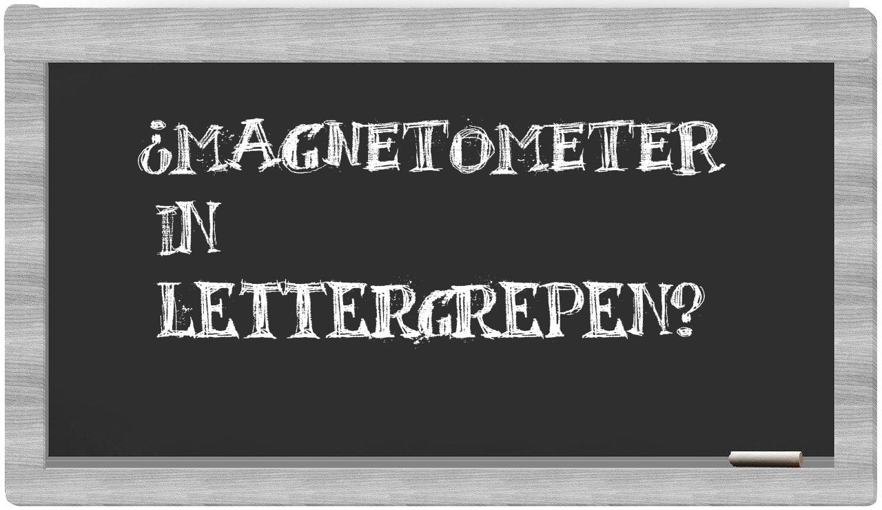 magnetometer in syllables