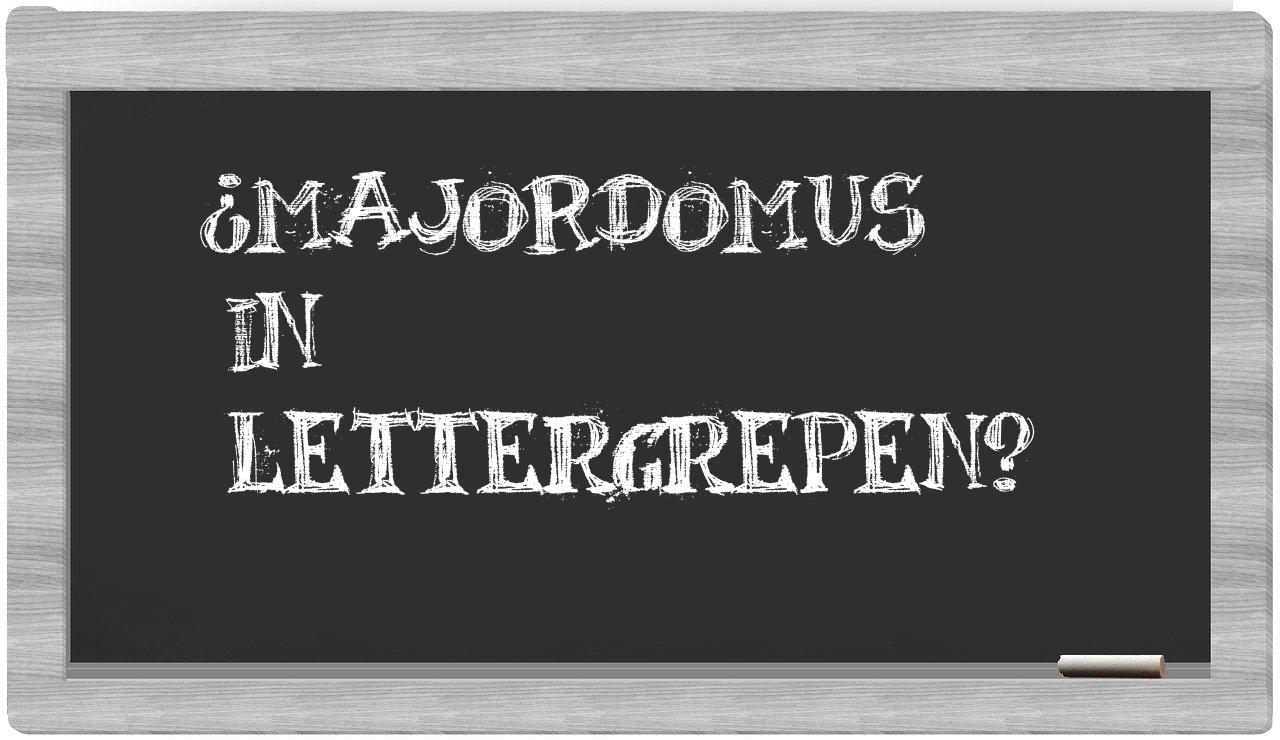 majordomus in syllables