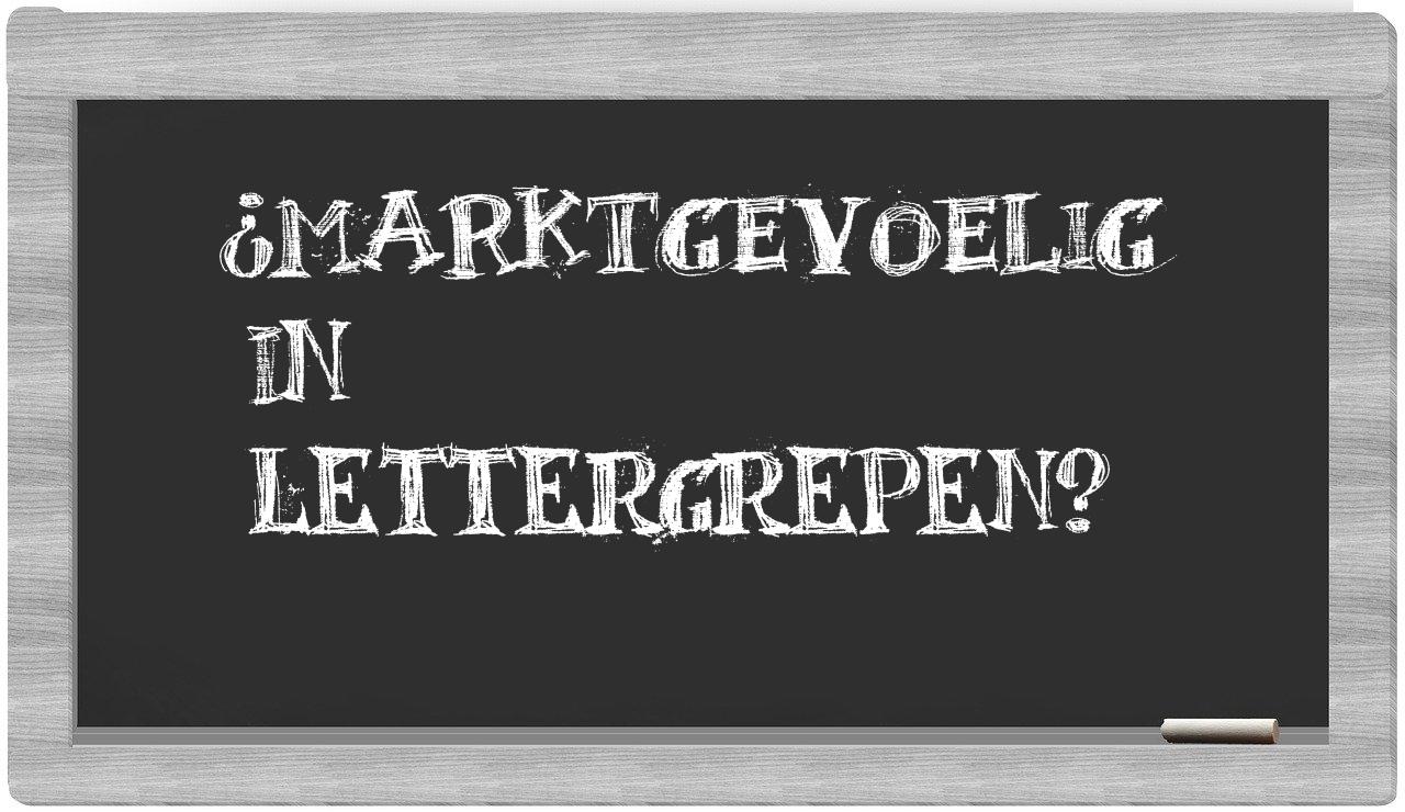 marktgevoelig in syllables