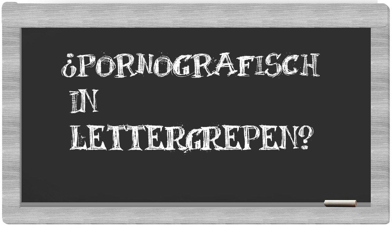 pornografisch in syllables