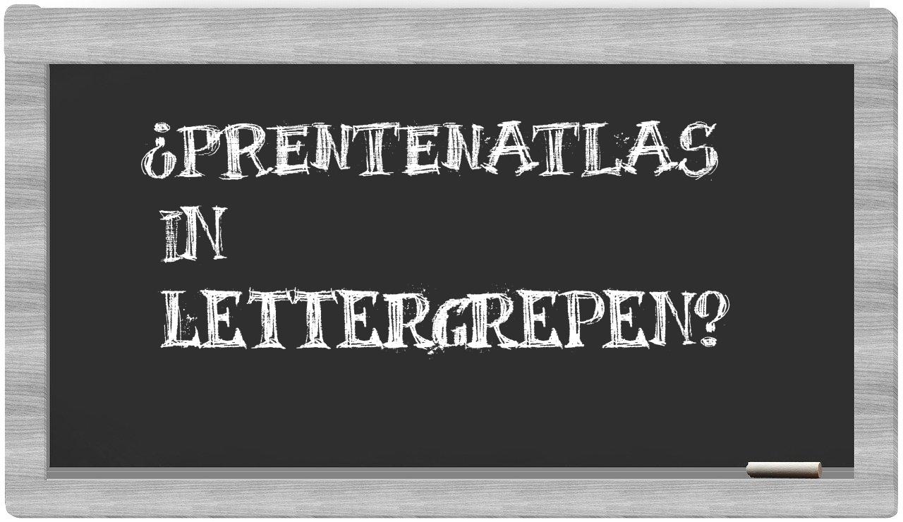 ¿prentenatlas en sílabas?